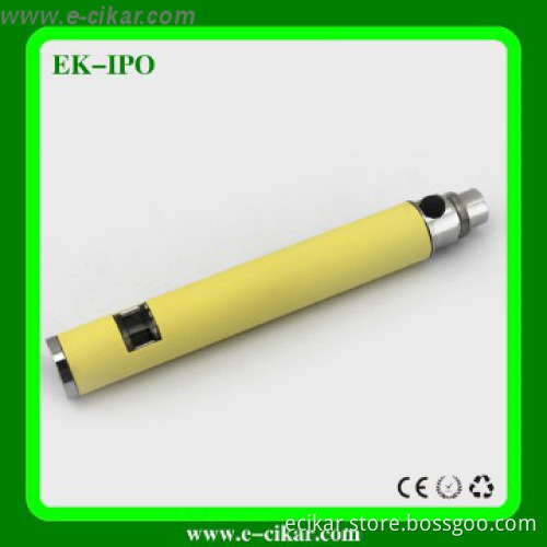 variable voltage mods,ego lcd battery electric smoking,EK-IPO-D01